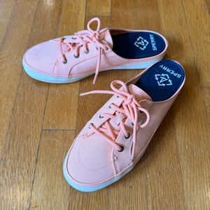Sperry’s Slip-On Sneakers - Salmon Pink - Size USA 9, EUR 40